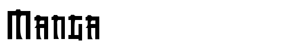Manga font