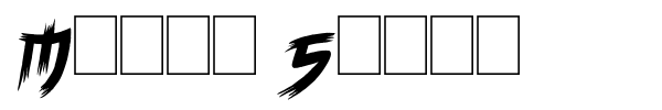 Manga Style font