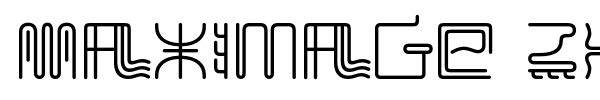 Maximage ZhiLong font