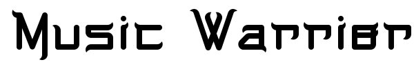 Music Warrior font