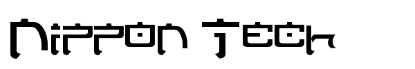 Nippon Tech font