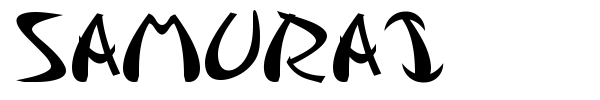 Samurai font