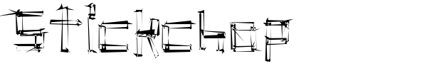 Stickchop font