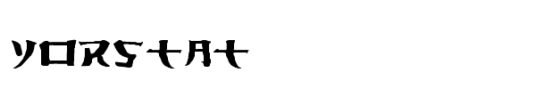 Yorstat font