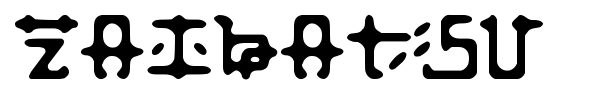 Zaibatsu font