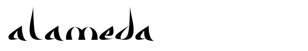 Alameda font