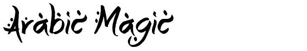 Arabic Magic font