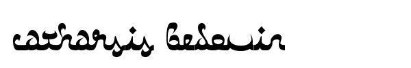 Catharsis Bedouin font