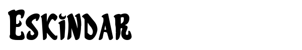 Eskindar font preview
