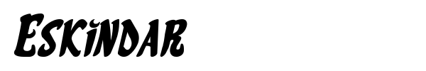 Eskindar font preview