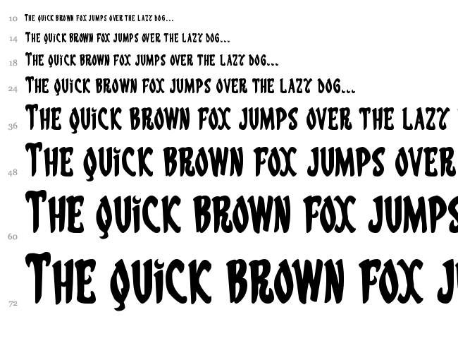 Eskindar font waterfall