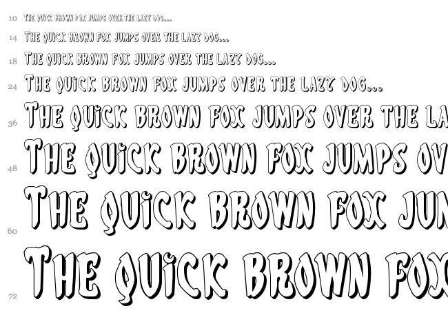 Eskindar font waterfall