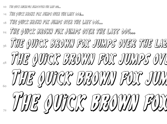 Eskindar font waterfall