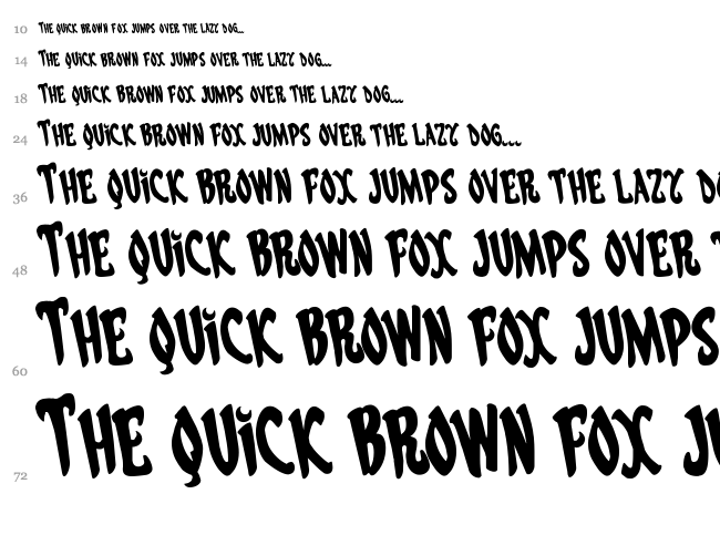 Eskindar font waterfall