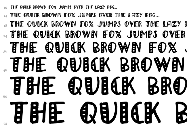 A Papa font waterfall