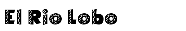 El Rio Lobo font