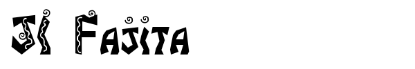 JI Fajita font
