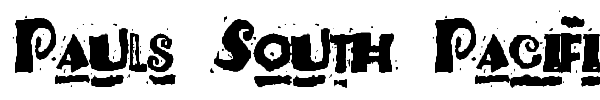 Pauls South Pacific font