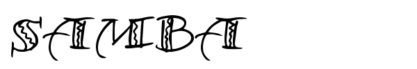 Samba font
