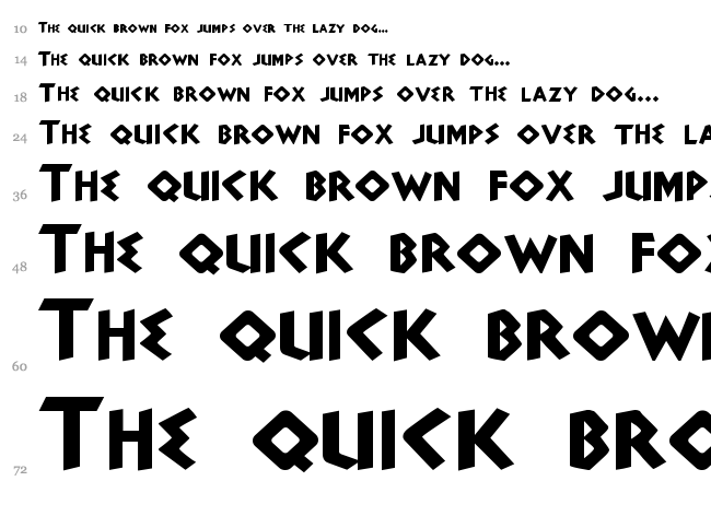 Adonais font waterfall