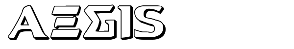 Aegis font preview