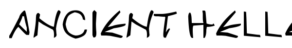 Ancient Hellenic font