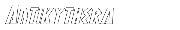 Antikythera font