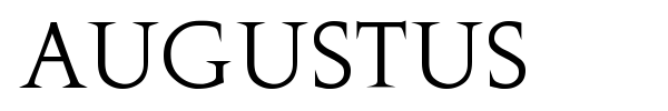 Augustus font