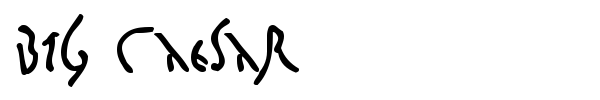 Big Caesar font