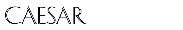 Caesar font