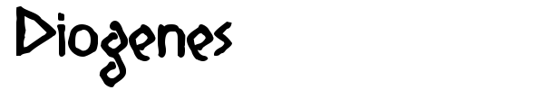 Diogenes font