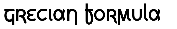 Grecian Formula font