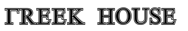 Greek House Symbolized font