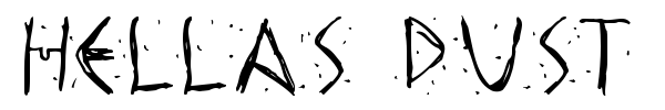 Hellas Dust font