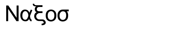 Naxos font