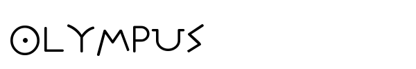 Olympus font
