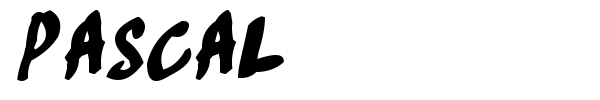 Pascal font