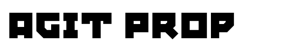 Agit Prop font