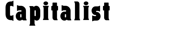 Capitalist font