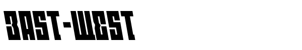 East-West font preview
