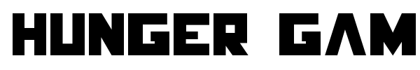 Hunger Games font