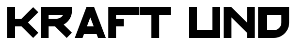 Kraft Und Stil font