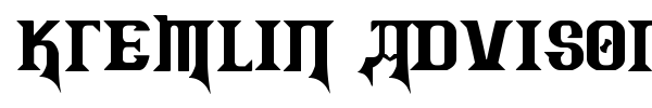 Kremlin Advisor Display Kaps font