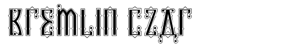Kremlin Czar font