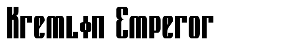 Kremlin Emperor font
