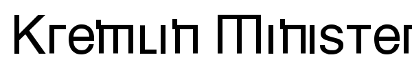 Kremlin Minister font