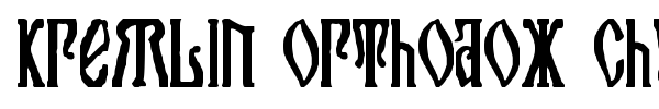Kremlin Orthodox Church font