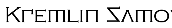 Kremlin Samovar font
