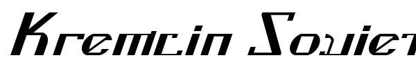 Kremlin Soviet font