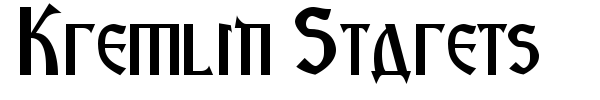 Kremlin Starets font
